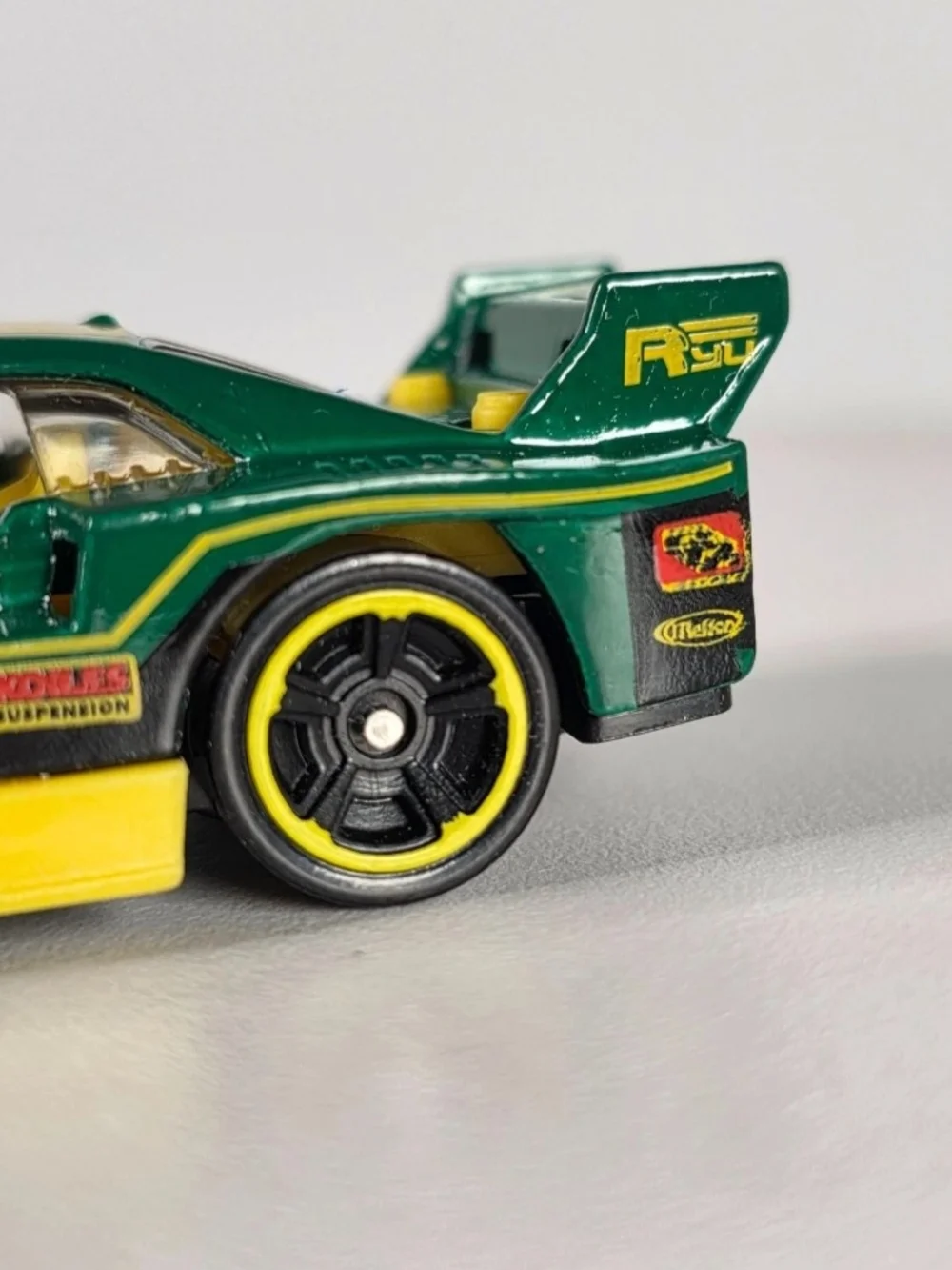 2025 Hot Wheels GT-Scorcher -Neon Green - RETRO RACERS -Loose
